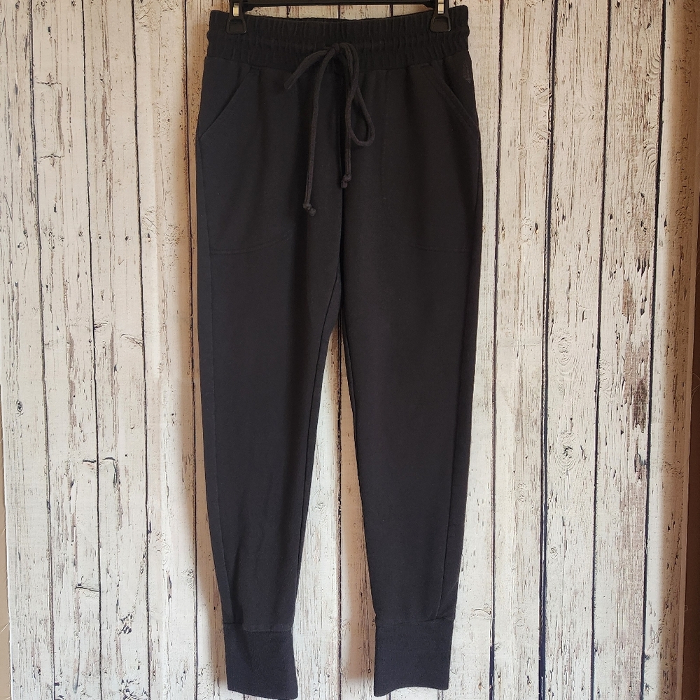 FP Movement Free People Sunny Skinny Joggers Washed Black Small